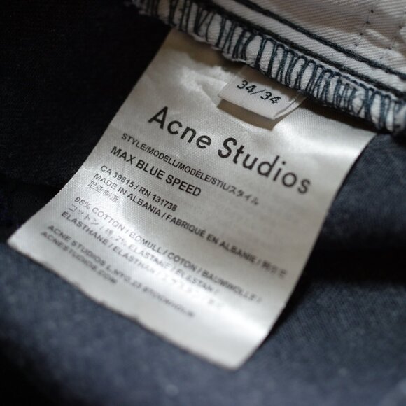 Acne Max Blue Speed jeans - Picture 3 of 4